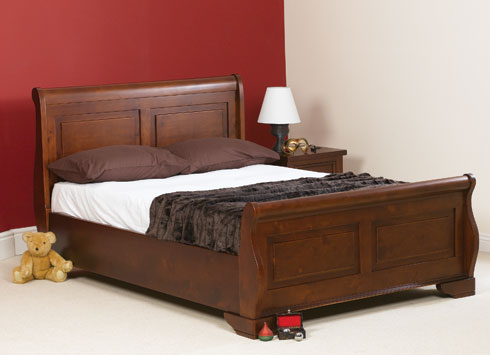 Sweet Dreams Pacino Sleigh Bed - Wooden Beds